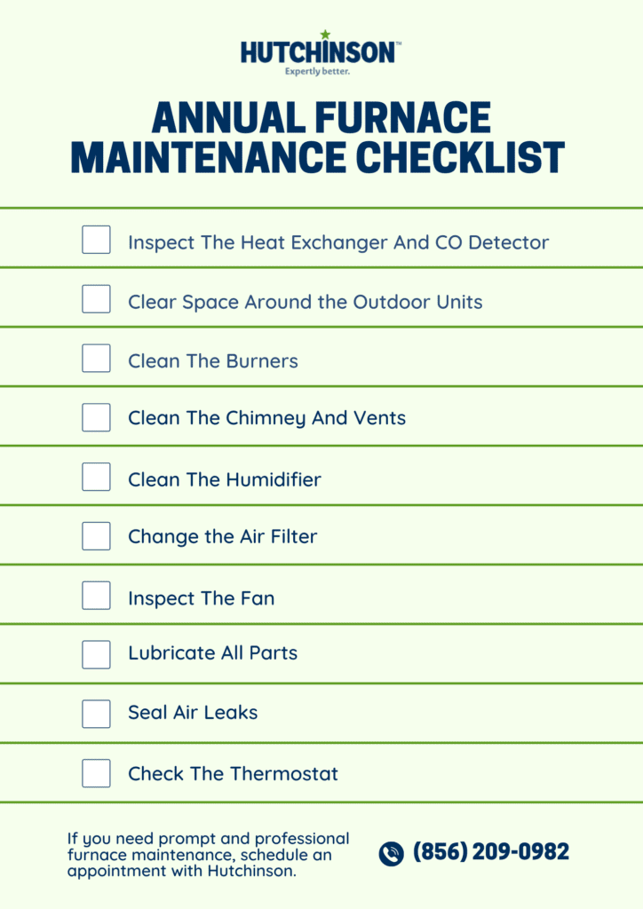 Annual Furnace Maintenance Checklist: 10 Easy Steps [Updated 2022]