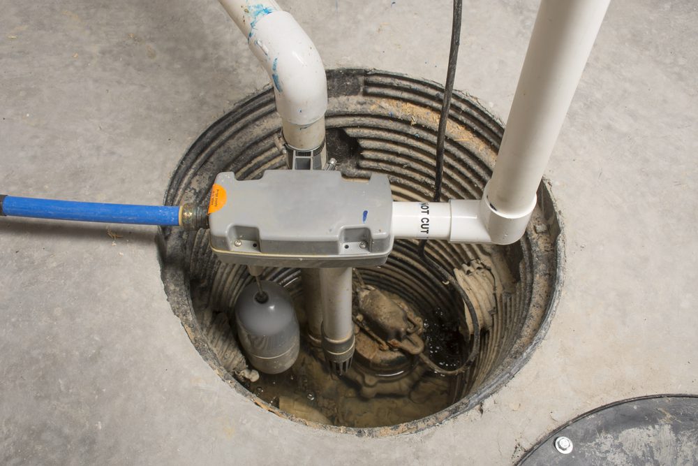 sump pump installation